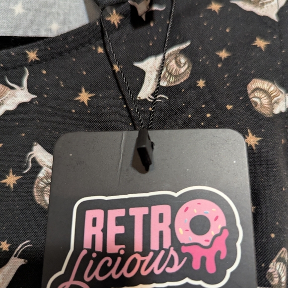 NWT Retrolicious Snails And Stars Patterned Sleeveless Dress - Picture 4 of 4